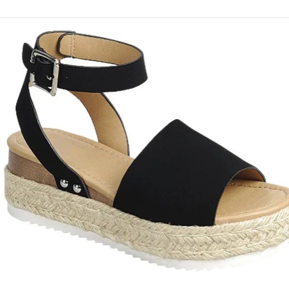 Black Soda womens sandals size 7.5 - Picture 3 of 3